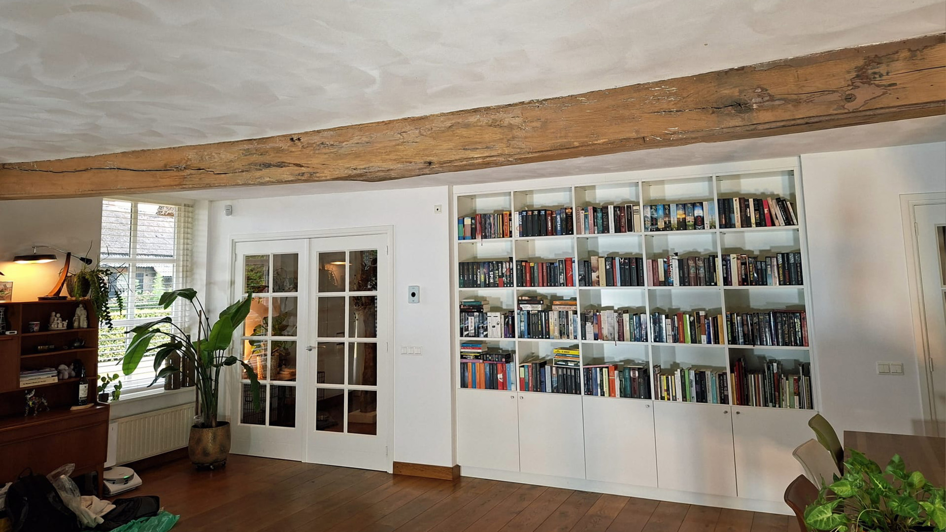 Reparatie houten balk - houtimitatie - Restauratie